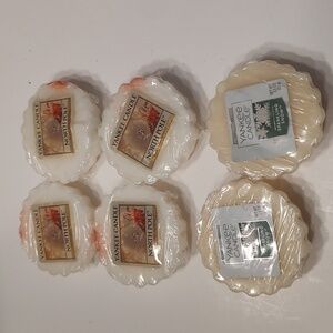 Yankee Candle Wax Tart Lot X 6 North Pole & Sparkling Snow